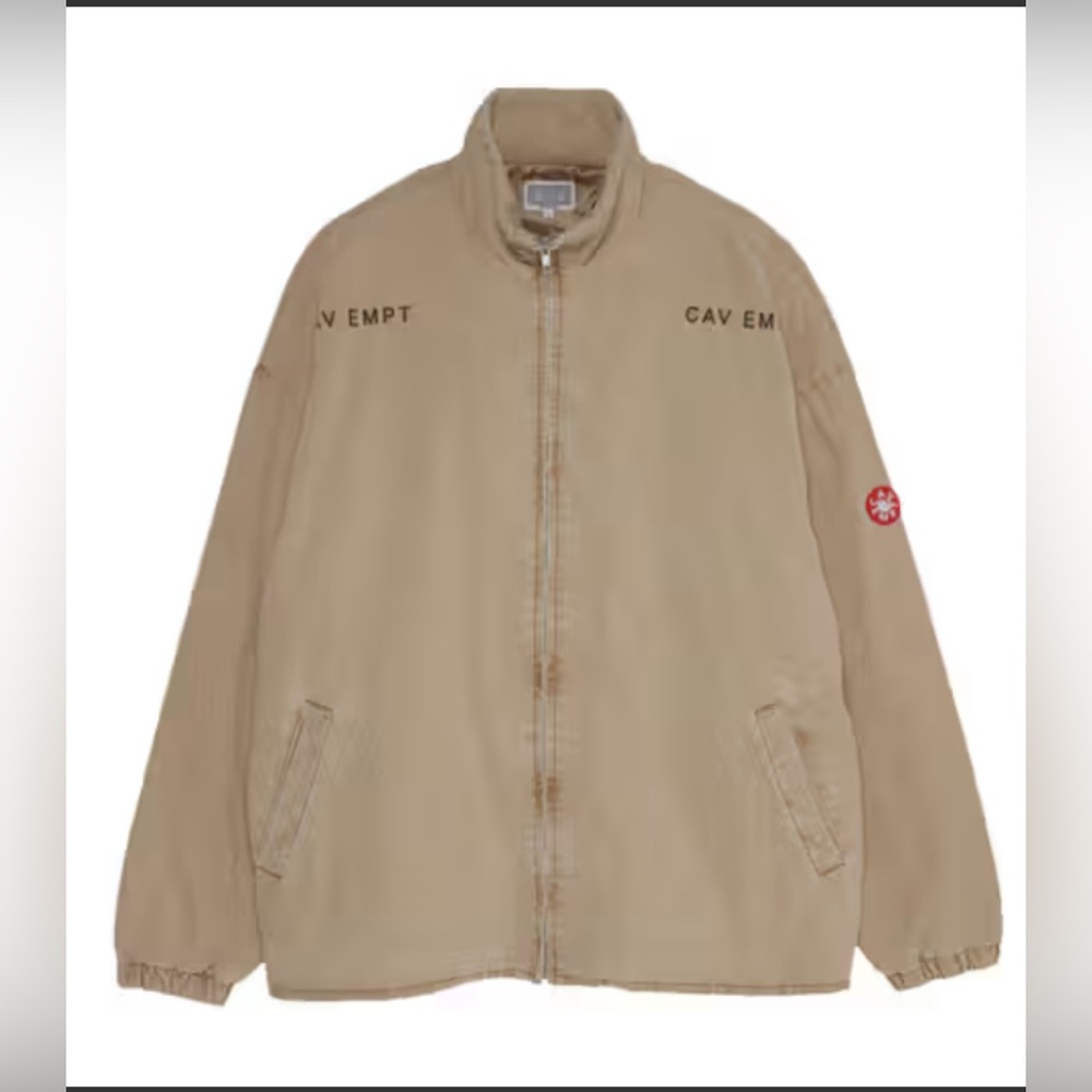 Cav Empt Beige Zip-Up Jacket